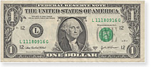 1 Dollar Note