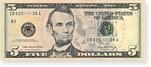 5 Dollar Note