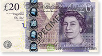 20 Pound Sterling Note