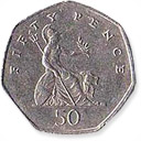 50 Pence Coin